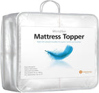 HOSPITOLOGY PRODUCTS Hypoallergenic Mattress Cover- Overstuffed - Deep Pocket - Goose Down Alternative Pillow Top Mattress Topper Full - 54" W x 75" L