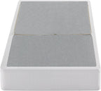 ZINUS No Assembly Metal Box Spring 9 Inch White Mattress Foundation, Sturdy Metal Structure, Twin