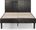 ZINUS Gerard Faux Leather Upholstered Platform Bed Frame, Mattress Foundation, Wood Slat Support, No Box Spring Needed, Easy Assembly, California King