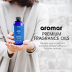 AROMAR Premium Fragrance Oil - Essential Oil for Diffusers & Home Aromatherapy - Cool Waters - 8oz
