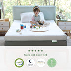 Novilla 3 Inch Foam Mattress Topper Twin, Medium Firm Memory Foam Mattress Topper, Gel Infused for Motion Isolation & Pressure Relieving, with Breathable Cover, Twin Size
