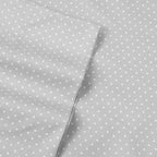 Full Size Bed Sheets - 6 Piece 1500 Supreme Collection Fine Brushed Microfiber Deep Pocket Full Sheet Set Bedding - 2 Extra Pillow Cases, Great Value, Full, Dot Gray