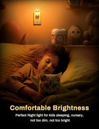 DORESshop Owl Night Lights Plug Into Wall, Cute Night Light for Kids, 8-Color LED Night Light with Dusk to Dawn Sensor, Decorative Nightlight for Kid Room, Bathroom, Bedroom, Children Gift, 1 Pack