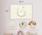 Silly Goose Nursery Rectangular Canvas Banner-Boho Flag Wall Sign Decor for Boys Toddler Kid, Baby Room Above Crib Bedroom Playroom Kindergarten Reading Room Decor-Baby Shower Birthday Christmas Gift
