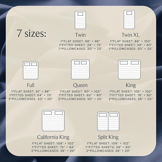 LuxClub 4 PC Full Sheet Set, Breathable Luxury Bed Sheets, Deep Pockets Wrinkle Free Cooling Bed Sheets Machine Washable Hotel Bedding Silky Soft - Navy Full