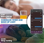 QZYL LED Lights for Bedroom, 50FT RGB LED Strip Lights with 44 Keys IR Remote, Smart LED Light Strip with Adhesive Backing Adjustable Brightness App Control for Bedroom Party Decoration