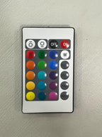 LED Strip with 24 Keys Remote Control, 2m Battery Powered Strip Lights for Party and DIY Decoration, 2 Pack