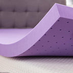 SINWEEK 3 Inch Gel Memory Foam Mattress Topper Ventilated Soft Pressure Relieve Mattress Pad, Breathable Bed Topper, CertiPUR-US Certified, Twin Size