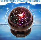 Night Light for Kids, Kids Night Light Nebula 360 Degree Rotation - 4 LED Bulbs 12 Light Color Star Projector Changing with USB Cable, Romantic Gifts for Men Women Children