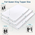 Airensky 4 Inch Memory Foam Mattress Topper, Cooling Gel Infused High Density King (76"x80") Topper with Removable Skin-Friendly Cover, Bed Topper for Pressure Relief Back Pain, CertiPUR-US Certified