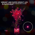 Brightown 12 Pack LED Fairy Lights, Waterproof, Red, 7 Feet, 20 LEDs, Battery Operated, Flexible Silver Wire, Safe, Energy Saving, Long-Lasting, Indoor and Outdoor Use