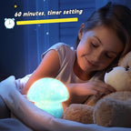 ANGTUO 16 Colors Mushroom Night Light Include Remote Control, Mushroom Lamp Dimmable and Rechargeable