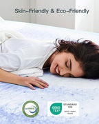 PERLECARE 3 Inch Memory Foam Mattress Topper Full, Cooling Gel Infused Mattress Pad, Ventilated Bed Topper for Pressure Relief Back Pain, CertiPUR-US Certified