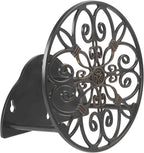 Liberty Garden Products 670 Wall Mounted Decorative Hose Butler, Holds 125-Feet of , Black