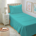 Mejoroom Twin XL Sheet Set - Hotel Luxury Microfiber Sheet & Pillowcase Sets Fits College Dorm Room Mattress - Soft, Breathable, Wrinkle & Fade Resistant - 3 Piece (Teal)
