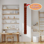 Personalized Growth Chart for Wall, Wooden Height Chart for Kids, Cute Height Measurement for Child/Girls/Boys, Baby and Toddler's Playroom/Kid's Room/Nursery Decor, Ruler