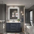 24x32 Inch Led Mirror for Bathroom with Front Light and Backlit, Dimmable Anti Fog Wall Bathroom Mirror with Led Lights, Water Proof, Decor Vanity Mirror