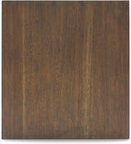 Signature Design by Ashley Moriville Rustic Farmhouse End Table with Dual Cabinet Doors, Brown