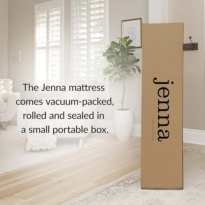 Modway Jenna 8” Innerspring and Memory Foam Twin Mattress With Individually Encased Coils, White