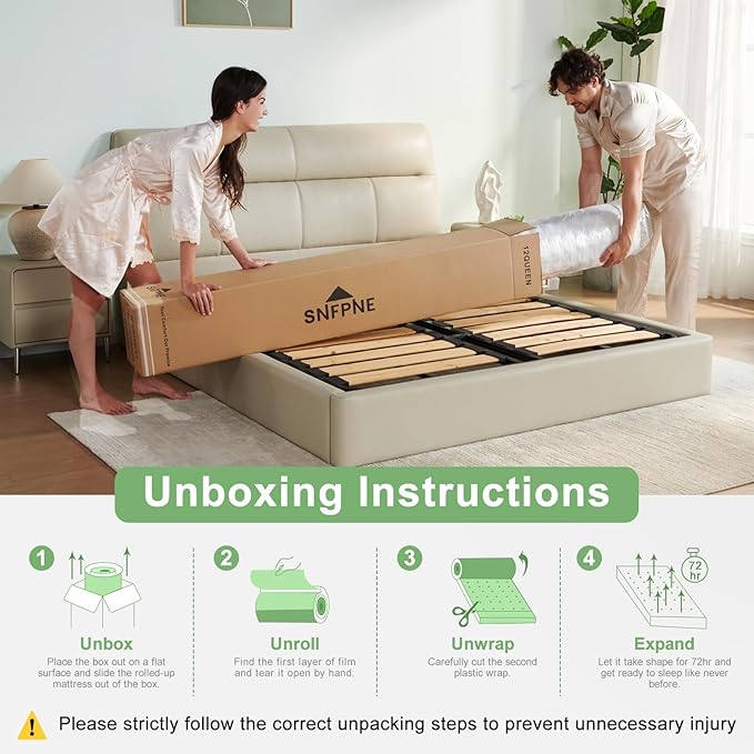 Full Size Mattress,12 Inch Full Mattress in a Box,Memory Foam Hybrid Mattress,with Individual Pocket Spring - Pressure Relief, Motion Isolation, Cool Sleep, CertiPUR-US Certified, 75''L x 54''W