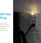 Lights by Night LED Night Light, Plug-in, Dusk to Dawn Sensor, Warm White, UL-Certified, Energy Efficient, Ideal Nightlight for Bedroom, Bathroom, Nursery, Hallway, Kitchen, 11376