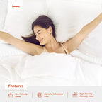 PrimaSleep Full Mattress, 9 Inch Gel Memory Foam Mattress, Gel Infused for Comfort and Pressure Relief, CertiPUR-US Certified, Bed-in-a-Box, Medium Firm, Full Size