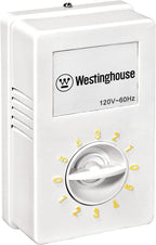 Westinghouse 7840900 Industrial 56-Inch Three-Blade Ceiling Fan with J-Hook Installation System, White, Wall Control