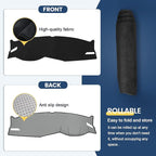 Dashboard Cover Mat Custom Fit for Volkswagen Jetta 2019-2024 2025 Dash Cover Nonslip Dash Mat Protector Sunshade No Glare Black