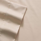 Sweet Home Collection 6 Piece 1500 Supreme Collection Brushed Microfiber Deep Pocket Sheet Set-2 Extra Pillow Cases, Great Value, Split King, Beige