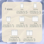 LuxClub 3 PC Sheet Set Bed Sheets Deep Pockets 16" Eco Friendly Wrinkle Free Cooling Machine Washable Hotel Bedding Silky Soft - Sky Blue Twin XL