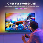 LED Strip Lights for Bedroom, 32.8ft Smart RGB Music Sync Bluetooth App & Remote Control, USB-Powered LED Strip Lights for TV, Gaming, Bedroom, PC, Home Theater
