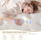 14 Inch King Size Mattress in a Box, Memory Foam Hybrid Mattress for Motion Isolation, Pocket Spring and Soft Foam, Pressure Relief, Medium Firm Support 80" x 76"