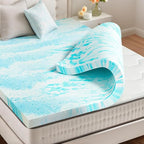 Mattress Topper, Full Size Cooling Memory Foam Bed Toppers, 3 Inch Soft Mattress Pads for Sleeper Sofa, RV, Camper, CertiPUR-US Certified