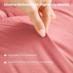 MAXYOYO Japanese Floor Mattress Futon Mattress, Thicken Sleeping Pad Foldable Roll Up Floor Futon for Adults Tatami Mat Dormitory Bed Lounger, Pink, Full Size