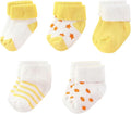 Unisex Baby Terry Socks 5-Pack for Baby boy and girl 0-12 Months Warm Cotton Socks