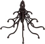Creative Co-Op Antique Cast Iron Wall Hooks in Rust Finish