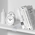 Aolloa 6 PCS Shelf Dividers for Closet Organization Acrylic Clear Closet Shelf Divider for Wooden Shelving Suitable for Wooden or Vertical Shelves Or Bedroom, Kitchen and Office