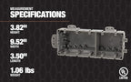 Southwire MSBMMT5G 5 Gang Multi Mount Device Box with Depth Adjustable; Heavy Duty 42lb ; Gray