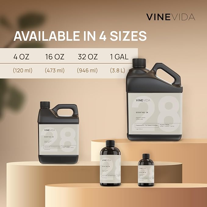 VINEVIDA Lush Ice Fragrance Oil for Cold Air Diffusers - (128 Fl Oz) - Essential Oils for Diffuser Oil Refill & Air Freshener Room Spray