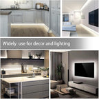 MYPLUS LED Strip Lights White, 16.4ft Daylight White 6000K LED Tape Lights with Dimmable 700 Lumen and 300 LEDs Bright Flexible Led Light Strip for Vanity Mirror,Under Cabinet,Kitchen,Bedroom