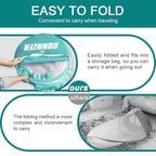 Crib Pop Up Tent Baby Safety Mesh Cover Mosquito Net Toddler Bed Canopy Netting Cover Protect Baby from Biting and Falling, Emerald, 51 x 51 x 27 Inch