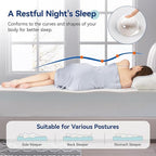 Amazon Basics Memory Foam Mattress, Soft Plush Feel, 12 Inch, Twin, White/Grey
