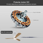BOJUE 60 Inch Ceiling Fans with Lights and Remote Control, Dimmable LED Light, Indoor Outdoor Wood Ceiling Fan with 3 Blades for Patio, Living Room, Bedroom, Office, Summer House