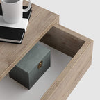 Mobili Fiver, Riccardo Floating nightstand, Oak, Made in Italy