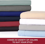 Mellanni RV Short Queen Sheets - 4 PC Iconic Collection Bedding - Hotel Luxury, Extra Soft, Cooling Bed Sheets - Deep Pocket up to 10 inch (RV/Short Queen, Hazy Lilac)