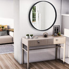 WallBeyond Black Round Mirror Wood Framed 28 inch Circle Wall Mirror for Bathroom Round Wall Mirror for Wall Decor, Vanity, Entryway Living Room