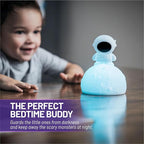Lumipets Junior Astronaut Night Light, Soft Silicone Material, 8 Soothing Colors, Cordless, Easy Control, Portable