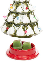 Scentsationals Christmas Wax Warmer, Wax Melt Warmer for Scented Wax ; Holiday Collection Tannenbaum Tree - Candle Wax Melter for Fragrance Cubes and Tarts