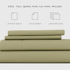 Linen Market Bed Sheets for King Size Bed (Sage) - Sleep Better Than Ever with These Soft and Cooling King Sheets - Deep Pocket Fits 16" Thick Beds - 4 Piece King Sheet Set