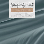 Linen Market Bed Sheets for Twin XL Size Bed (Ocean) - Sleep Better Than Ever with These Soft and Cooling Twin XL Sheets - Deep Pocket Fits 16" Thick Beds - 4 Piece Twin XL Sheet Set